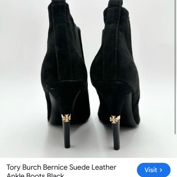 Tory Burch Shoes - Tory Burch Black Suede Booties